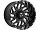 TIS 544BM Gloss Black Milled 6-Lug Wheel; 20x9; 18mm Offset (05-15 Tacoma)