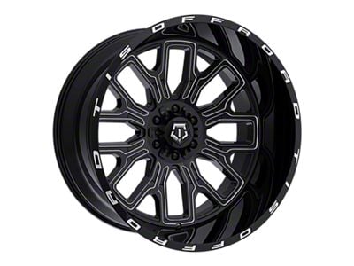 TIS 560 Gloss Black Milled 5-Lug Wheel; 20x10; -19mm Offset (07-13 Tundra)