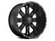 TIS 535B Satin Black 6-Lug Wheel; 17x9; -12mm Offset (10-24 4Runner)