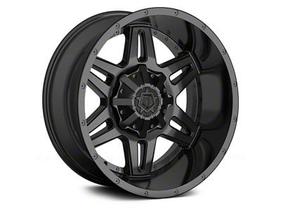 TIS 538B Satin Black 6-Lug Wheel; 17x9; -12mm Offset (10-24 4Runner)