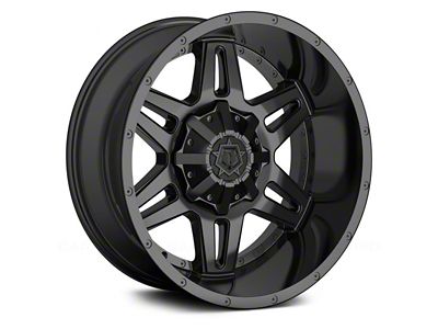 TIS 538B Satin Black 6-Lug Wheel; 18x9; 18mm Offset (10-24 4Runner)