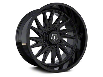 TIS 547B Gloss Black 6-Lug Wheel; 22x10; 10mm Offset (10-24 4Runner)