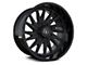 TIS 547B Gloss Black 6-Lug Wheel; 22x10; 10mm Offset (10-24 4Runner)