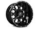 TIS 549B Satin Black 6-Lug Wheel; 17x9; -12mm Offset (10-24 4Runner)