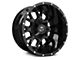 TIS 549B Satin Black 6-Lug Wheel; 18x9; 18mm Offset (10-24 4Runner)