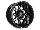 TIS 549MB Gloss Black Machined 6-Lug Wheel; 17x9; -12mm Offset (10-24 4Runner)