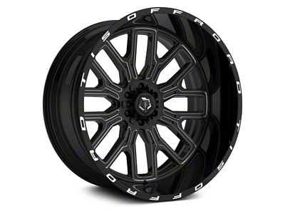 TIS 560BM Gloss Black 6-Lug Wheel; 22x12; -44mm Offset (10-24 4Runner)