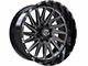 TIS 547B Gloss Black Milled 6-Lug Wheel; 20x12; -44mm Offset (2024 Tacoma)