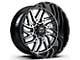 TIS 544MB Gloss Black Machined 6-Lug Wheel; 20x10; -25mm Offset (10-24 4Runner)