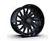 TIS 547B Gloss Black 6-Lug Wheel; 20x10; -19mm Offset (10-24 4Runner)