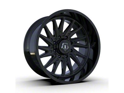 TIS 547B Gloss Black 6-Lug Wheel; 22x12; -44mm Offset (10-24 4Runner)