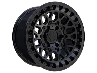 TIS 555SB Satin Black 6-Lug Wheel; 17x9; -12mm Offset (10-24 4Runner)