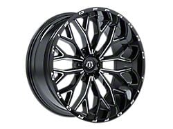 TIS 565 Gloss Black Milled 6-Lug Wheel; 20x9; 18mm Offset (10-24 4Runner)