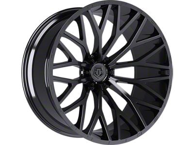 TIS 566 Gloss Black 6-Lug Wheel; 20x12; -44mm Offset (10-24 4Runner)