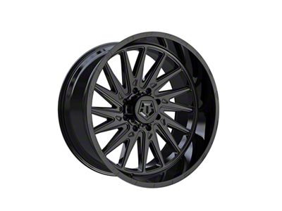 TIS 547B Gloss Black 6-Lug Wheel; 20x12; -44mm Offset (22-24 Bronco Raptor)