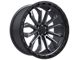 TIS 556 Satin Anthracite with Black Bead Ring 6-Lug Wheel; 17x9; 0mm Offset (22-24 Bronco Raptor)