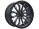 TIS 556 Satin Anthracite with Black Bead Ring 6-Lug Wheel; 17x9; 25mm Offset (22-24 Bronco Raptor)