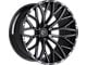 TIS 566 Gloss Black Milled 6-Lug Wheel; 20x10; -24mm Offset (22-24 Bronco Raptor)