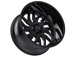 TIS 544 Gloss Black Wheel; 22x10; -19mm Offset (20-25 Jeep Gladiator JT)