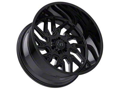 TIS 544 Gloss Black Wheel; 22x12; -44mm Offset (20-25 Jeep Gladiator JT)