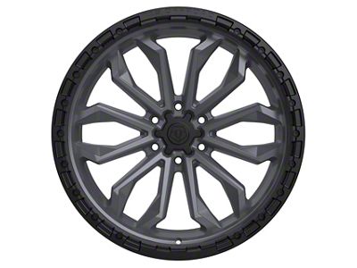 TIS 556 Satin Anthracite with Black Bead Ring Wheel; 17x9; -13mm Offset (99-04 Jeep Grand Cherokee WJ)