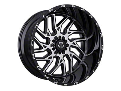 TIS 544 Gloss Black Wheel; 20x10; -25mm Offset (76-86 Jeep CJ7)