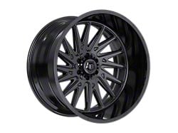 TIS 547 Gloss Black Wheel; 20x10; -19mm Offset (76-86 Jeep CJ7)