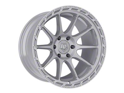 TIS 563 Silver Brushed Machined 6-Lug Wheel; 22x10; -19mm Offset (17-24 Titan)