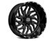 TIS 544BM Gloss Black 6-Lug Wheel; 22x12; -51mm Offset (16-24 Titan XD)