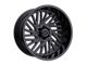 TIS 553 Gloss Black 6-Lug Wheel; 22x12; -44mm Offset (16-24 Titan XD)