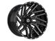 TIS 554 Gloss Black Milled 6-Lug Wheel; 20x10; -19mm Offset (16-24 Titan XD)