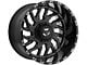 TIS 544BM Gloss Black Milled 6-Lug Wheel; 20x9; 18mm Offset (22-24 Tundra)