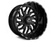 TIS 544BM Gloss Black 6-Lug Wheel; 22x14; -76mm Offset (22-24 Tundra)