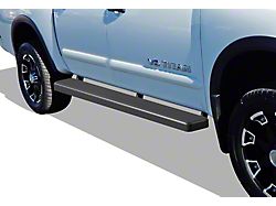 6-Inch iStep Running Boards; Black (04-24 Titan Crew Cab)