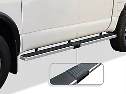 6-Inch Wheel-to-Wheel Running Boards; Hairline Silver (04-24 Titan Crew Cab w/ 5-1/2-Foot Bed)