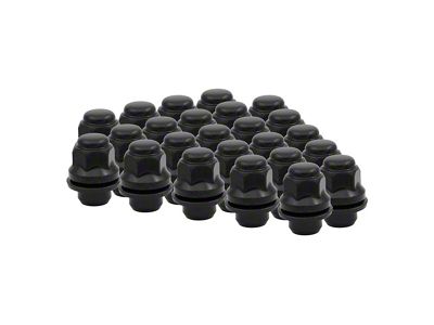 Black OE Style Lug Nuts; M14x1.5; Set of 24 (17-24 Titan)