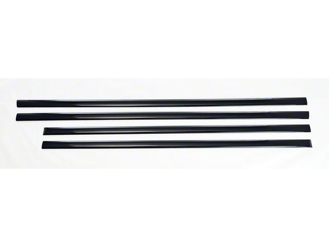 Chrome Delete Body Side Moldings; Gloss Black (17-19 Titan)