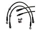 Braided Stainless Steel Brake Line Kit; Front and Rear (08-15 Titan)