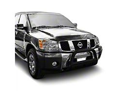 Bull Bar with Black Skid Plate; Black (04-15 Titan)