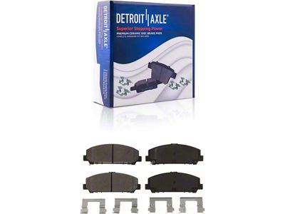 Ceramic Brake Pads; Front Pair (08-10 Titan)