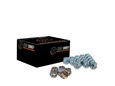 Chrome Open Acorn Lug Nuts; M12x1.25; Set of 24 (04-24 Titan)