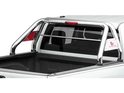 Classic Roll Bar with 50-Inch LED Light Bar; Stainless Steel (17-24 Titan)