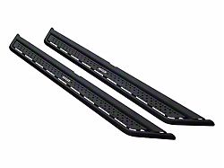 Go Rhino Dominator Xtreme D6 Side Step Bars; Textured Black (17-24 Titan Crew Cab)