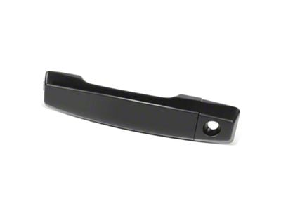 Exterior Door Handle with Keyhole; Front Driver Side; Primed Black (04-15 Titan)