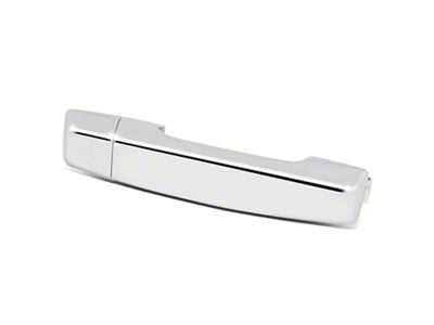 Exterior Door Handle without Keyhole; Front Passenger Side; Chrome (04-15 Titan)