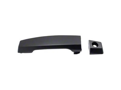 Exterior Door Handles; Front; Black (04-18 Titan w/o Smart Key Keyless Entry)