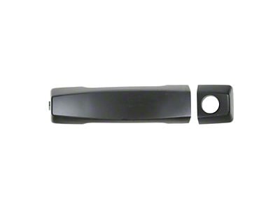 Exterior Door Handles; Front and Rear; Black (04-18 Titan Crew Cab w/ Lock Provision & w/o Smart Key Keyless Entry)