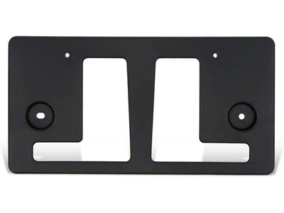 Front License Plate Mounting Bracket; Black (17-19 Titan)