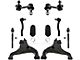 Front Lower Control Arms with Sway Bar Links and Tie Rods (04-15 Titan)