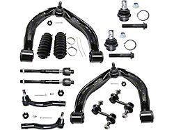 Front Upper Control Arms with Ball Joints, Sway Bar Links and Tie Rods (04-15 Titan)